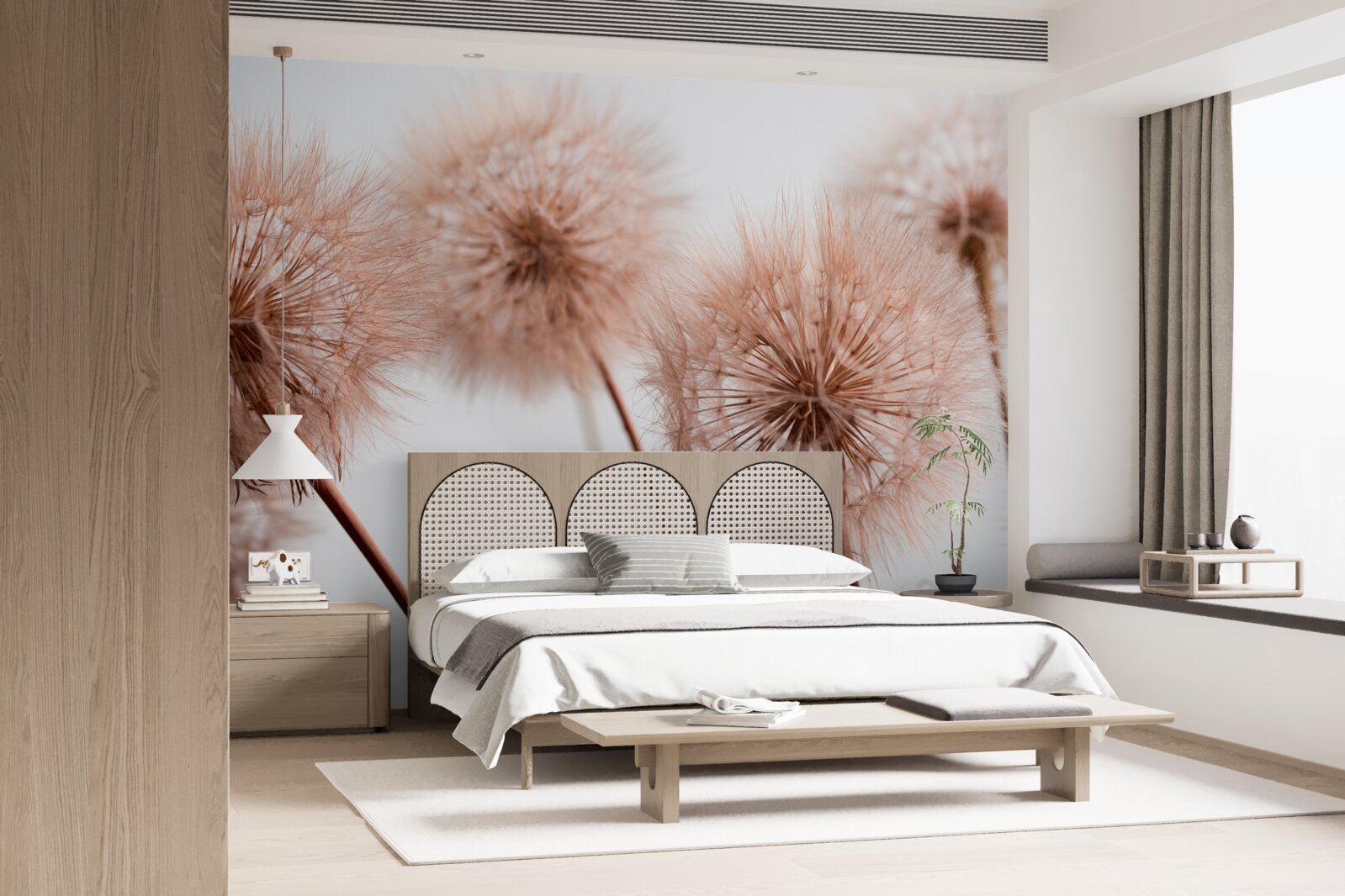 Fotobehang luchtige kuit