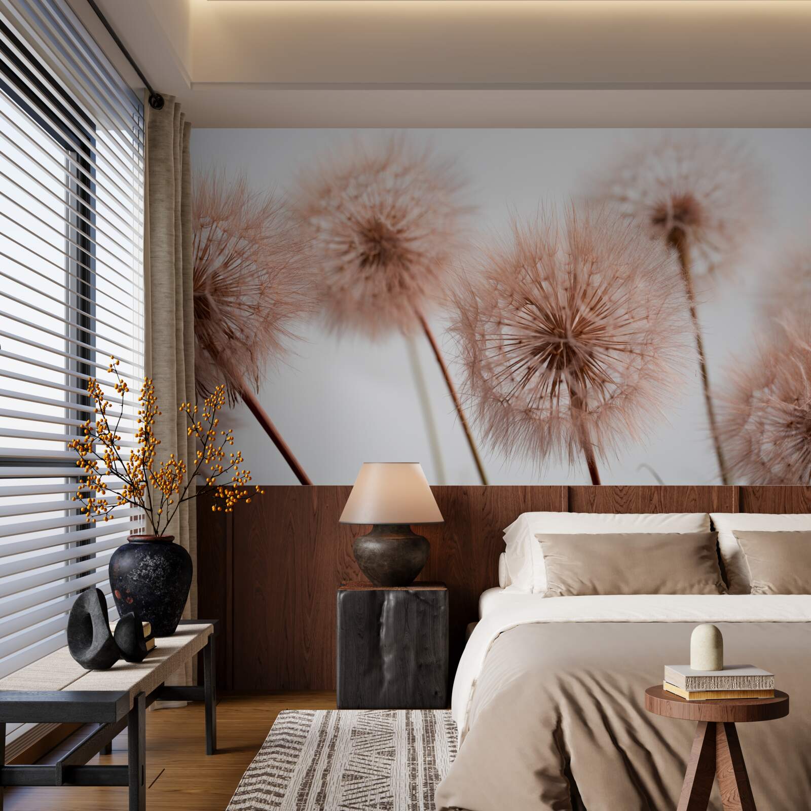 Fotobehang luchtige kuit