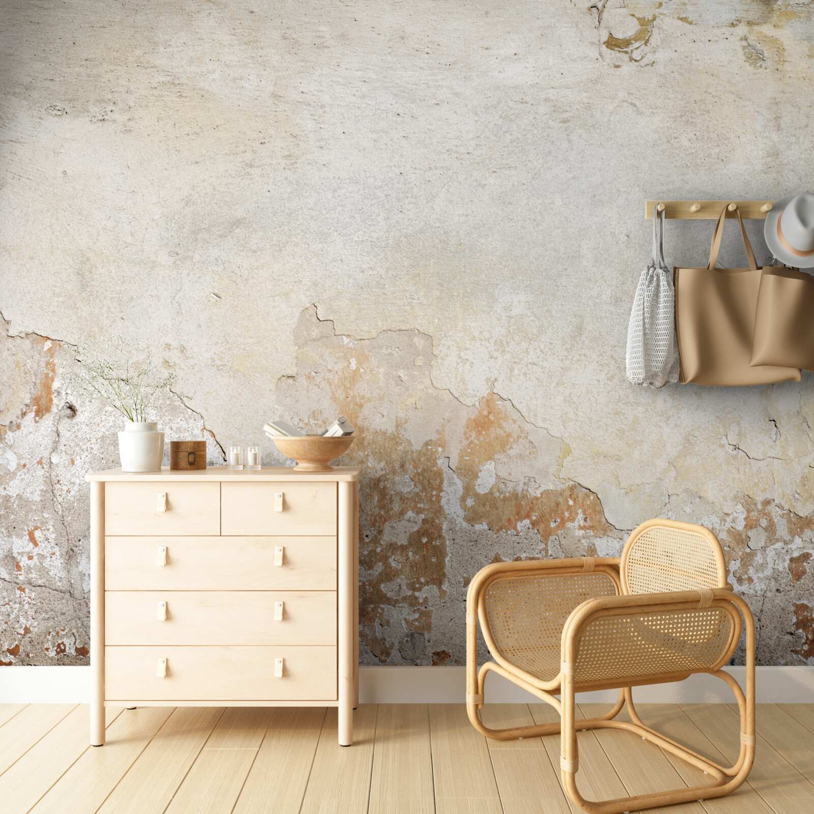 Fotobehang tekenen van herfst in de tropen