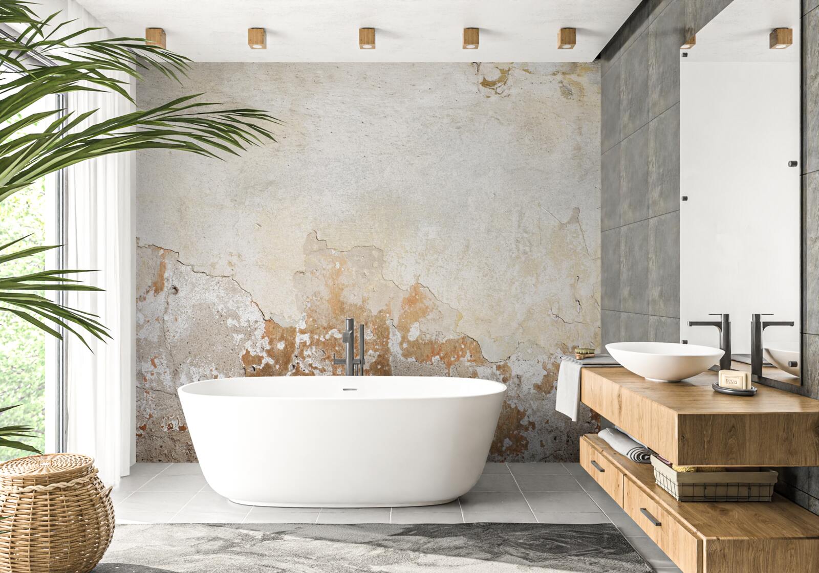 Fotobehang tekenen van herfst in de tropen