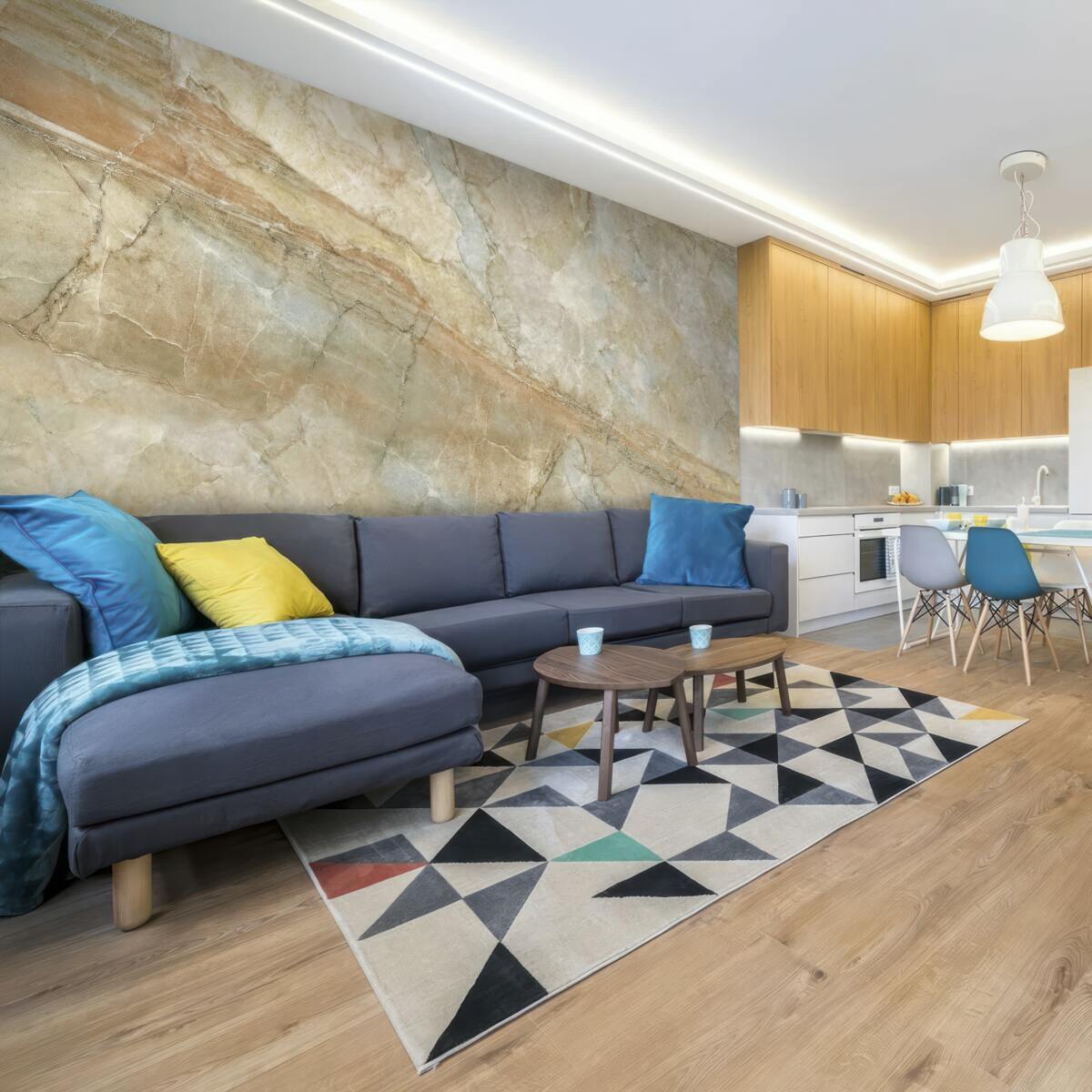 Fotobehang weerspiegeling van de sterrenhemel in het water