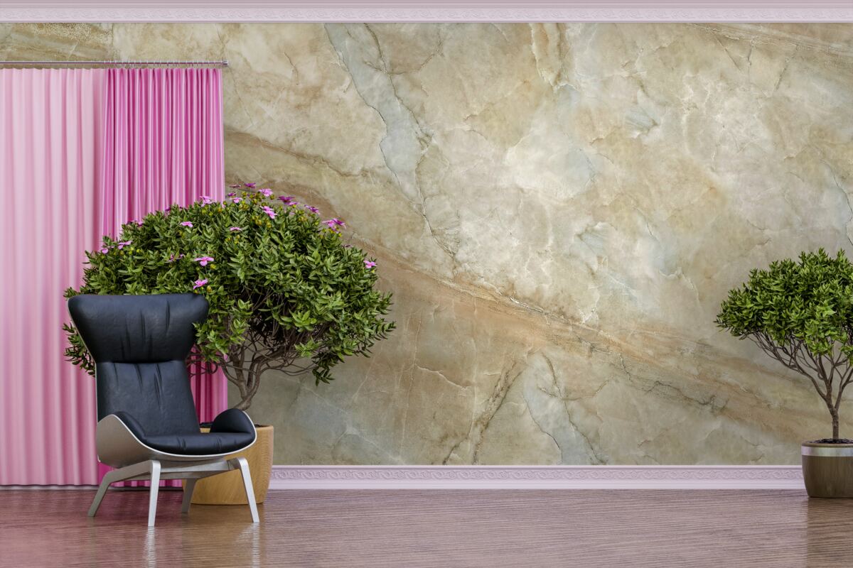 Fotobehang weerspiegeling van de sterrenhemel in het water