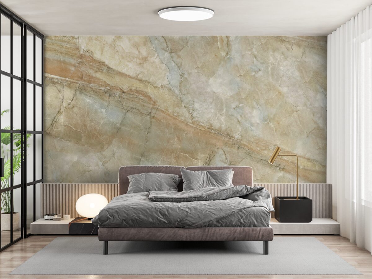 Fotobehang weerspiegeling van de sterrenhemel in het water