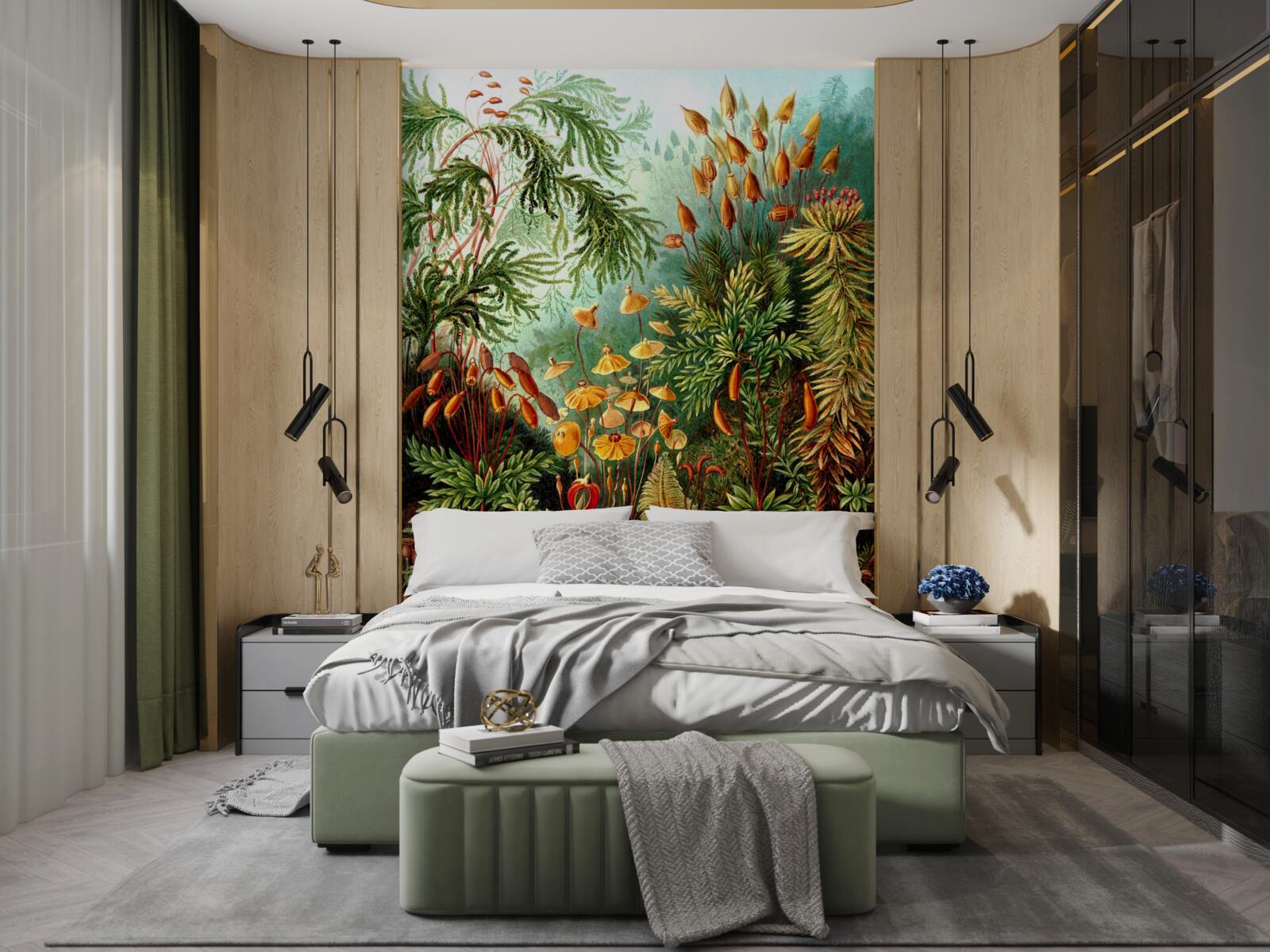 Fotobehang prachtige regenwoudtinten