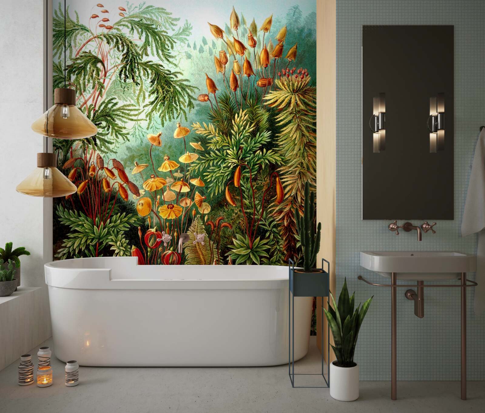 Fotobehang prachtige regenwoudtinten