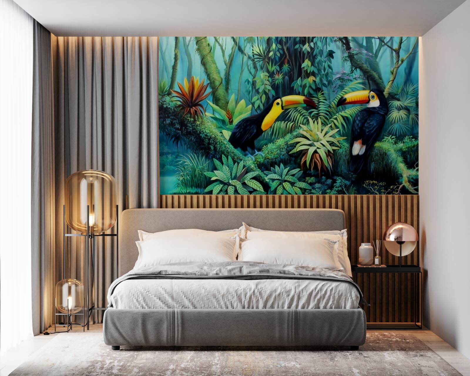 Fotobehang tropisch bos vogelfauna