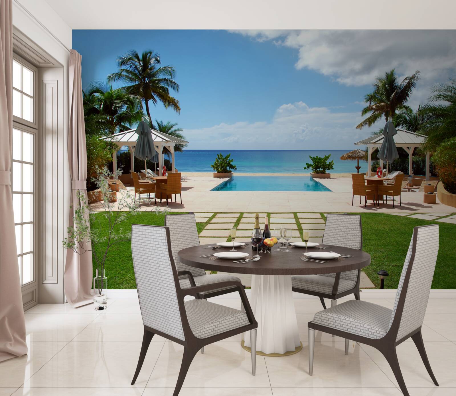 Fotobehang morski basis