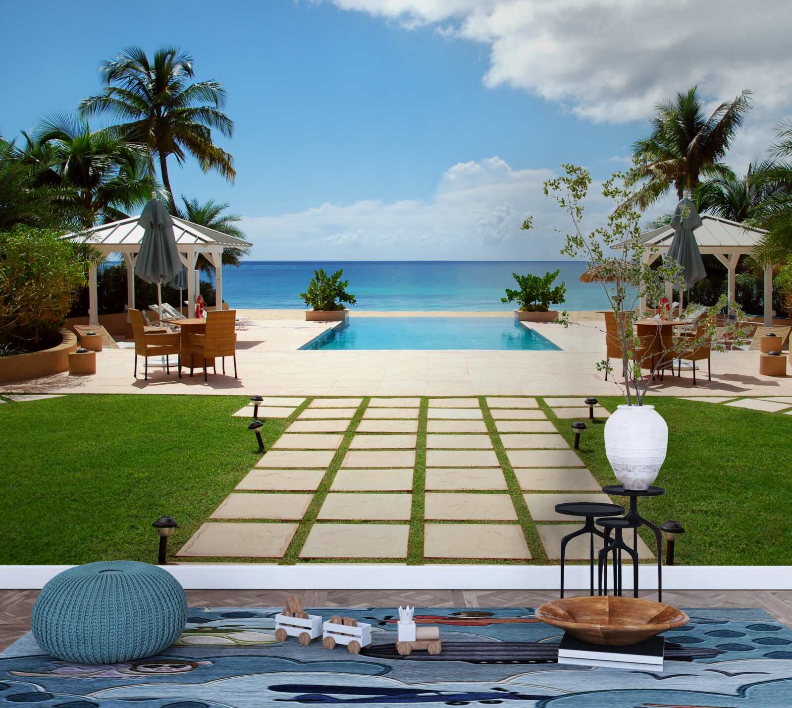 Fotobehang morski basis