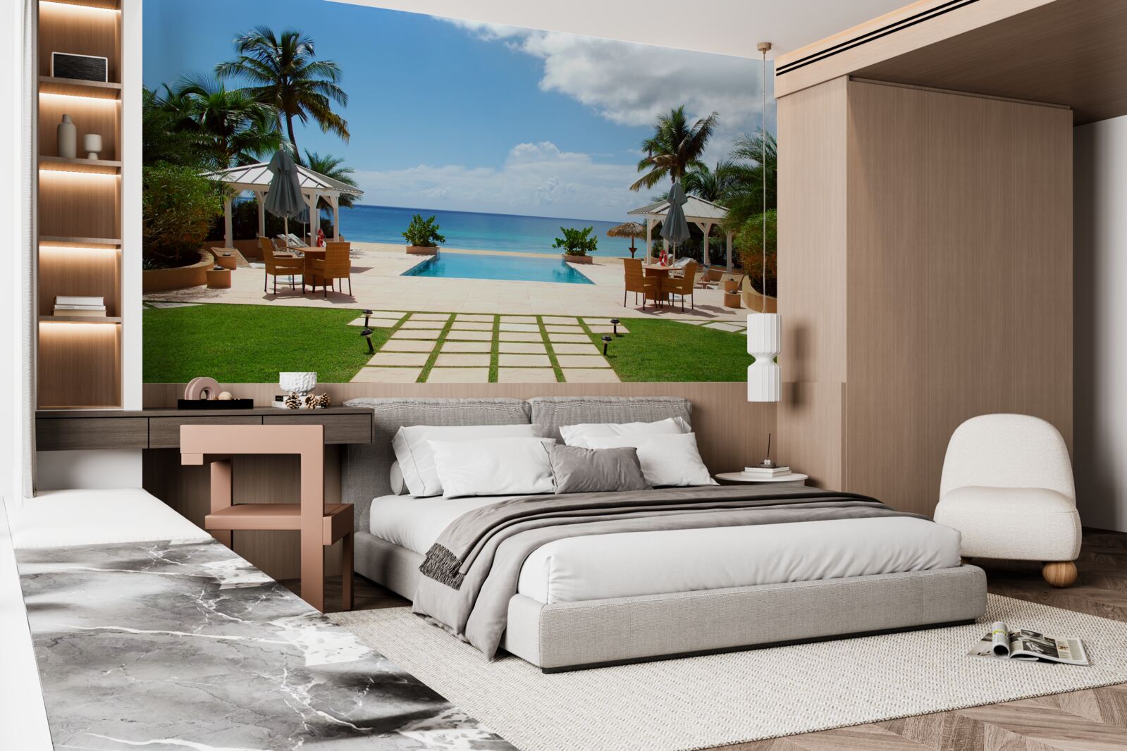 Fotobehang morski basis