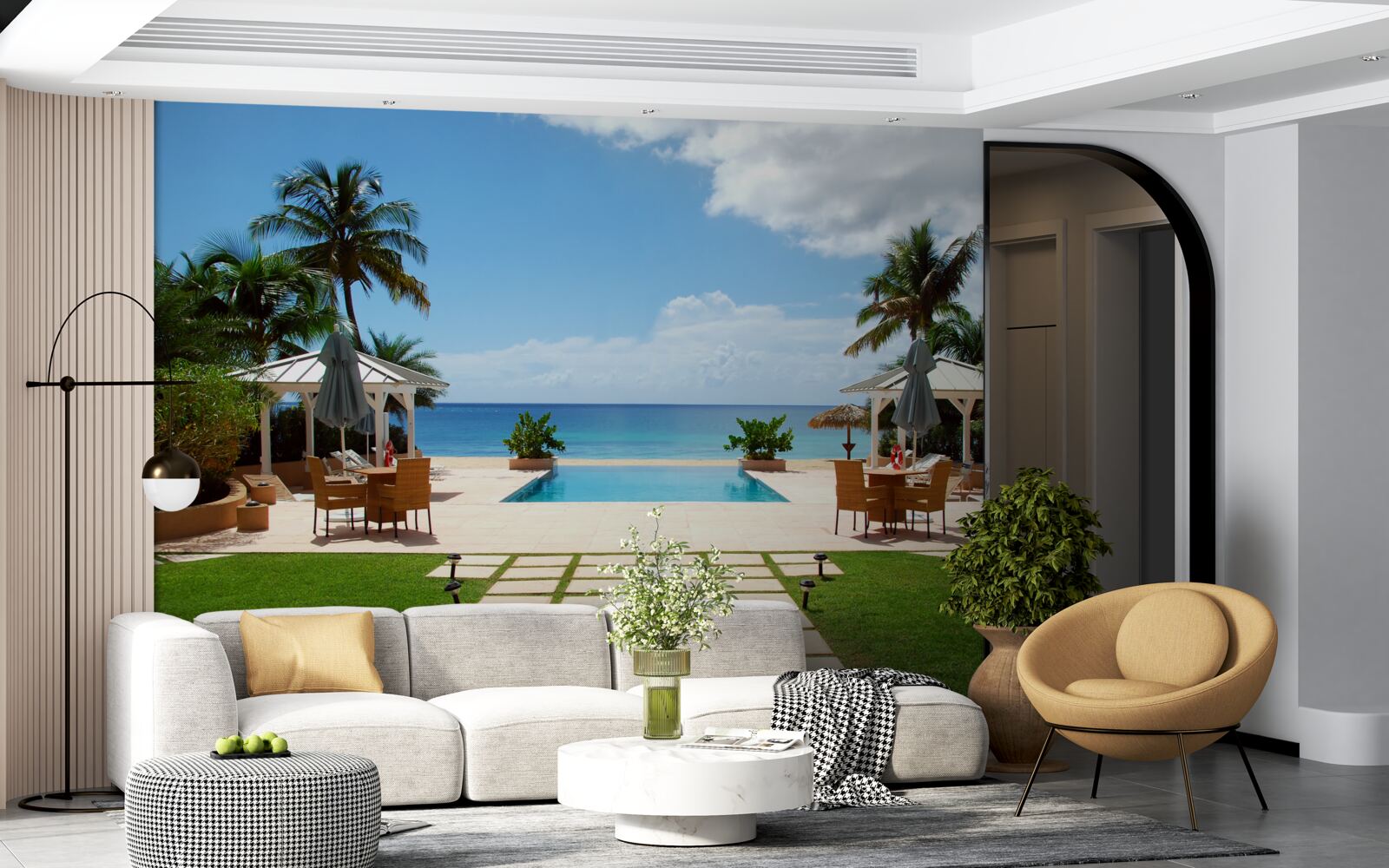 Fotobehang morski basis