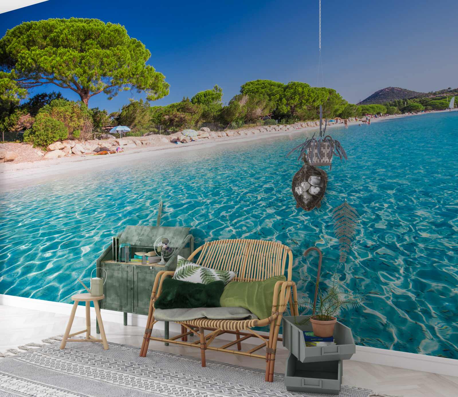 Fotobehang santa giulia strand