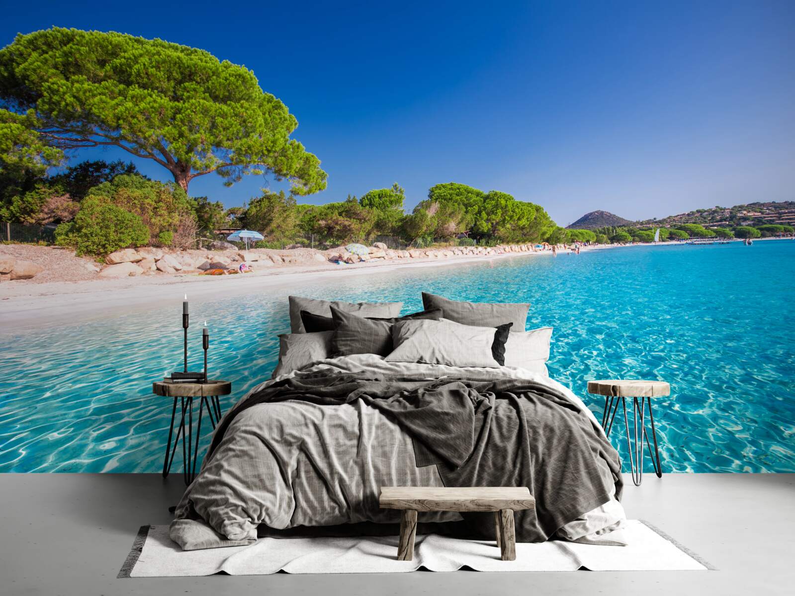 Fotobehang santa giulia strand