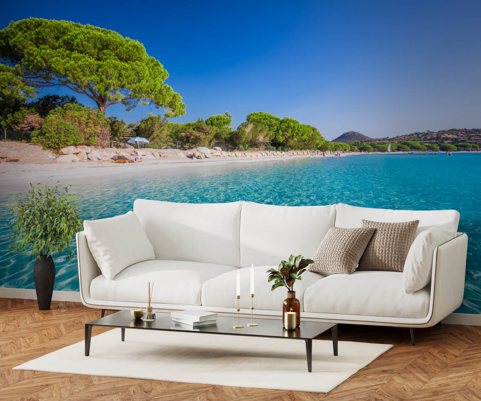 Fotobehang santa giulia strand