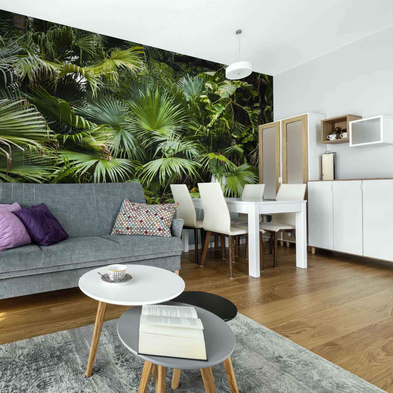 Fotobehang de tropen zijn rijk aan groene vegetatie