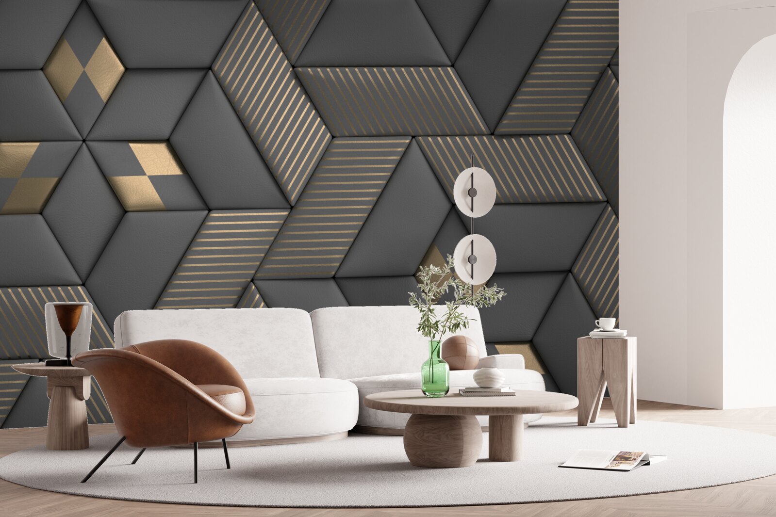 Fotobehang sectie is verkrijgbaar in verschillende texturen