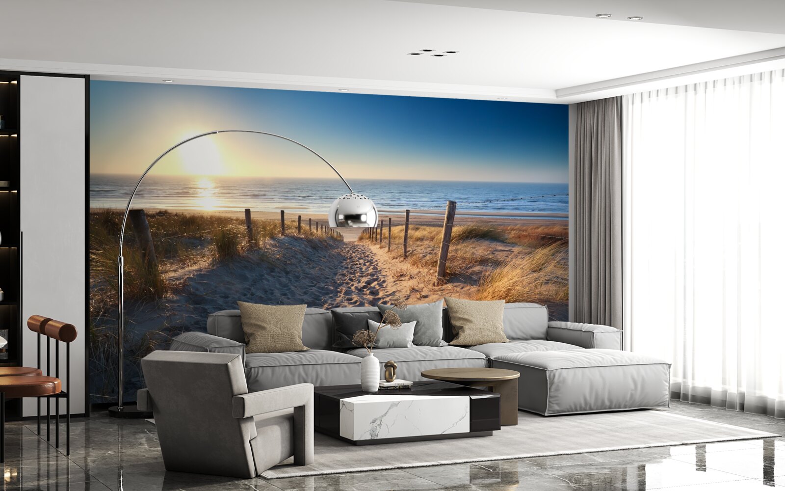Fotobehang mooi strand