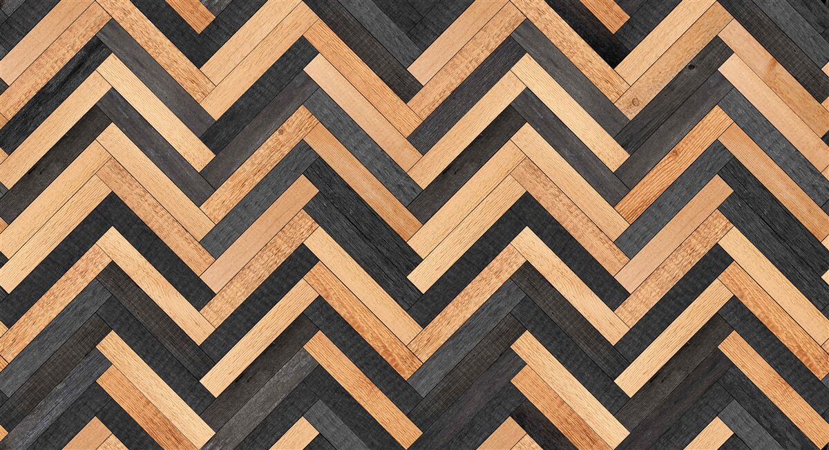 Fotobehang parket in lichte en donkere tinten