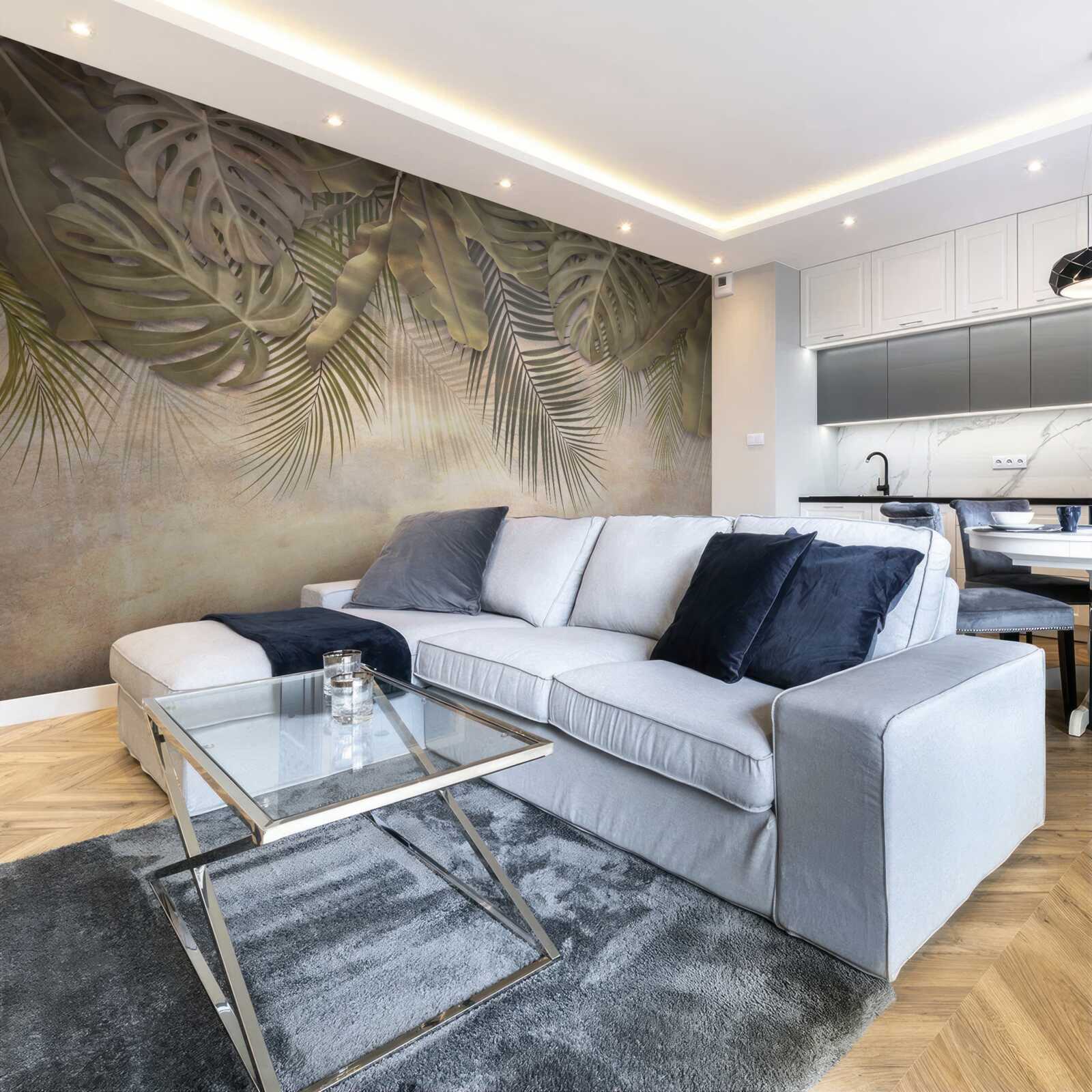 Fotobehang hangende groene flora