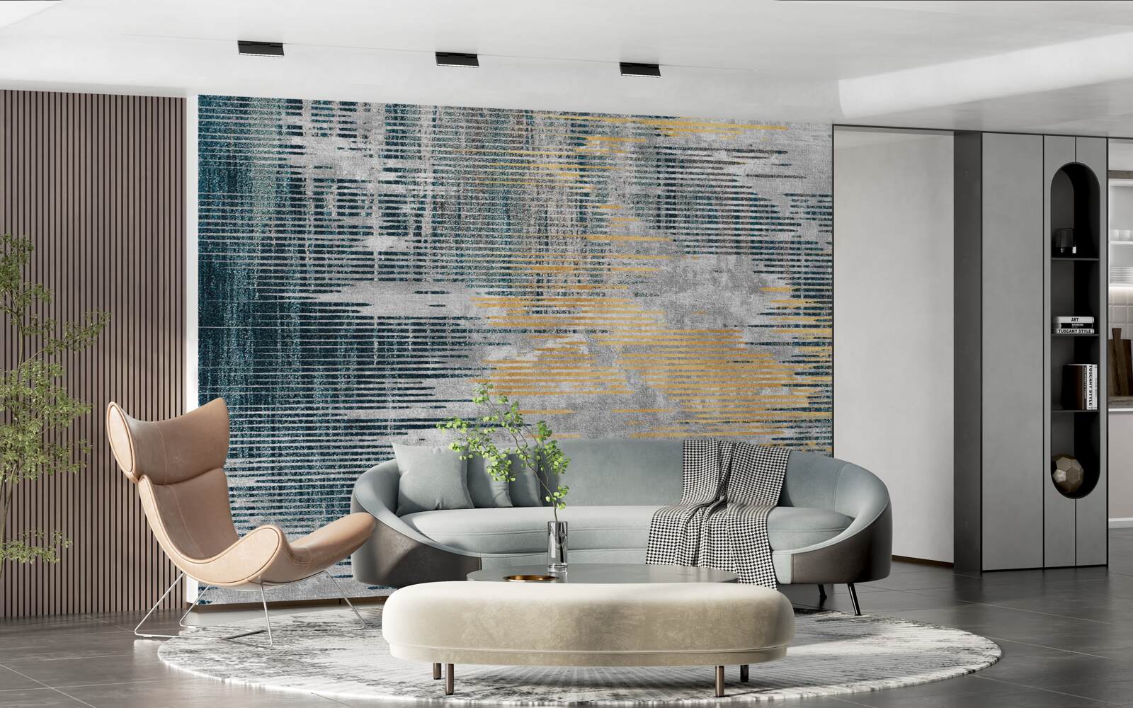 Fotobehang stormwolken