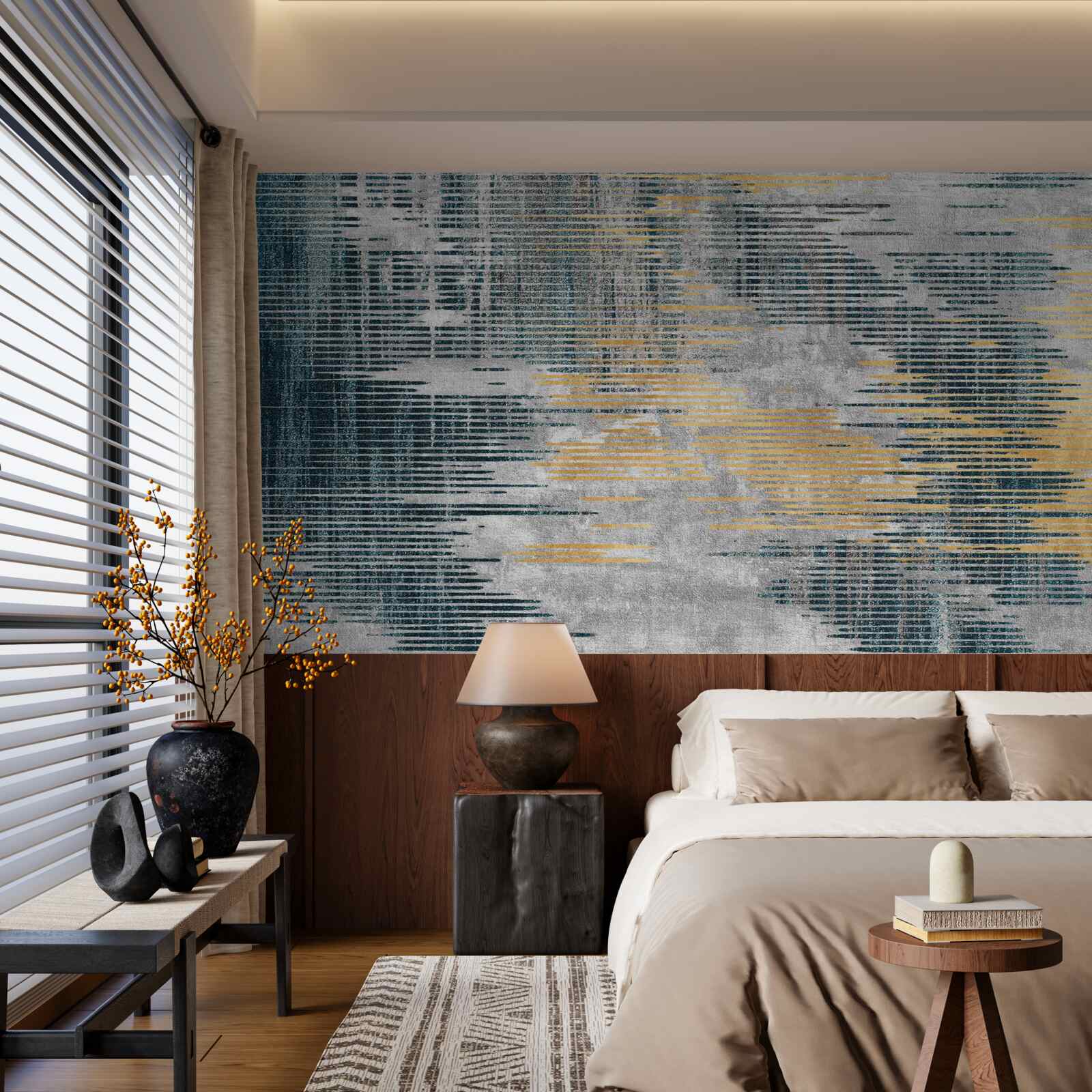 Fotobehang stormwolken