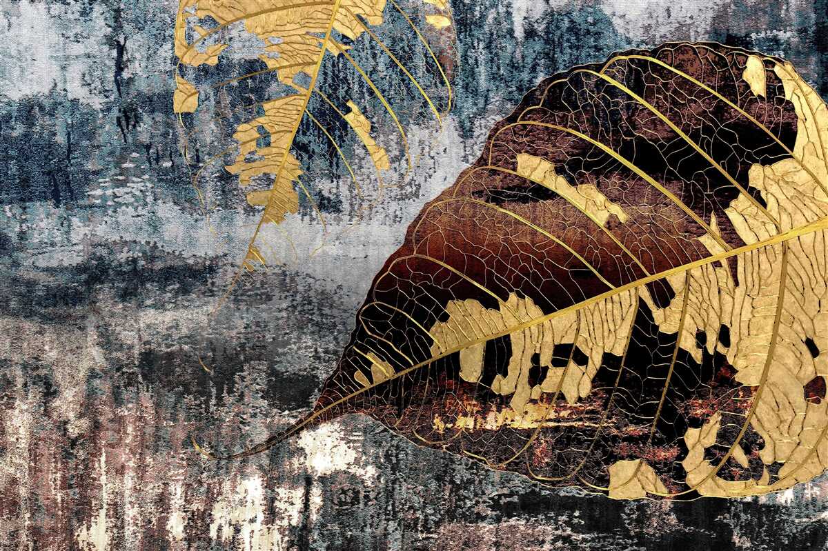 Fotobehang herfstregen over het wateroppervlak