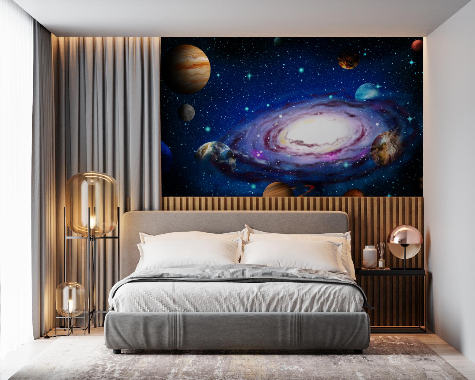 Fotobehang sterrenbeelden van ons universum