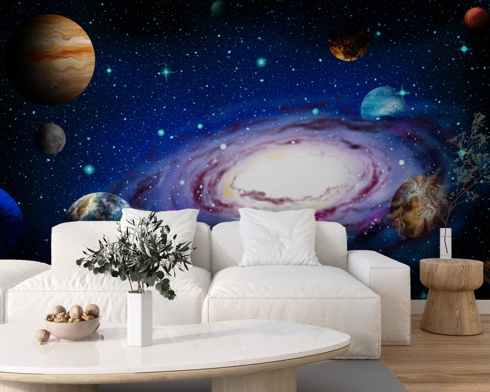 Fotobehang sterrenbeelden van ons universum