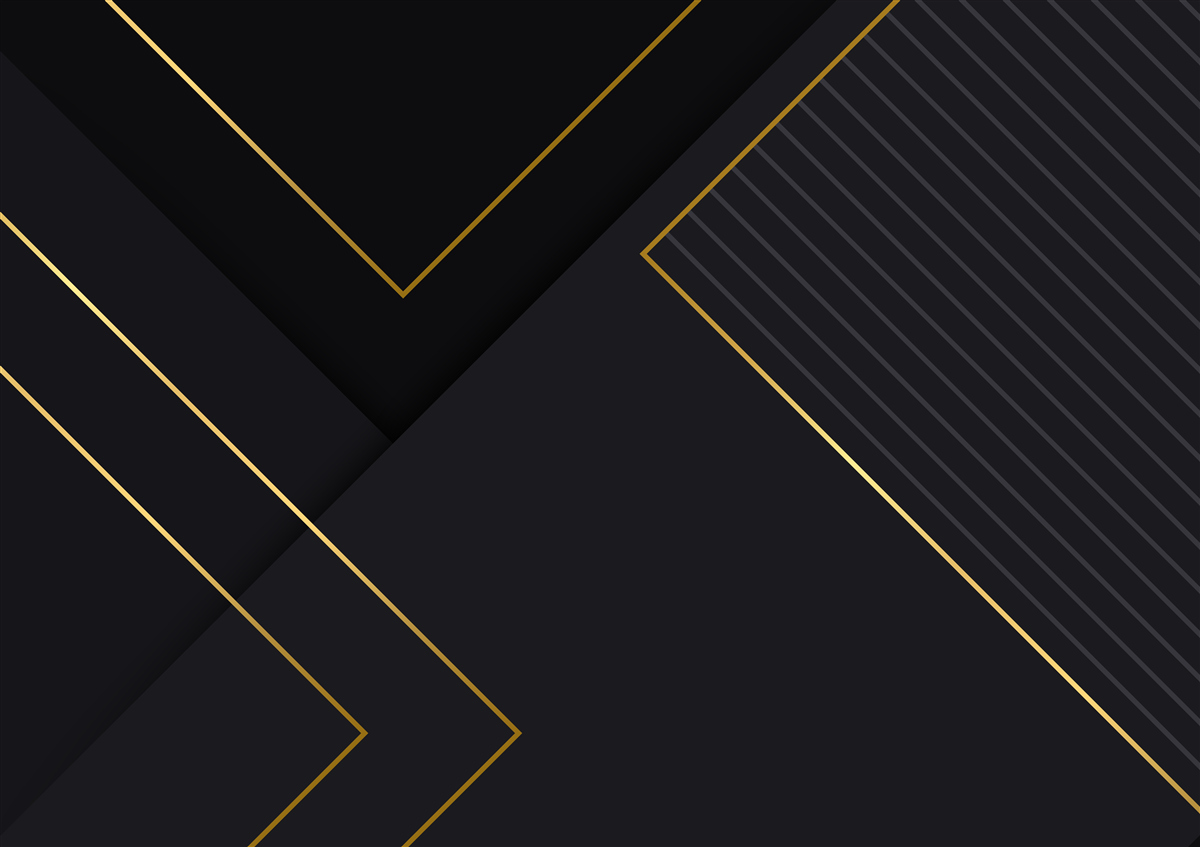 Fotobehang goudkleurige rechthoeken met een zwarte kern