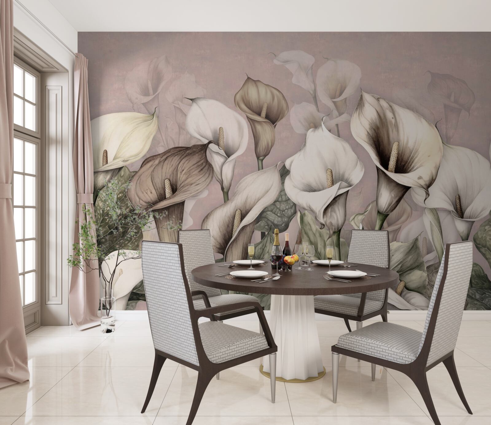 Fotobehang hoopje bleke uitwerpselen