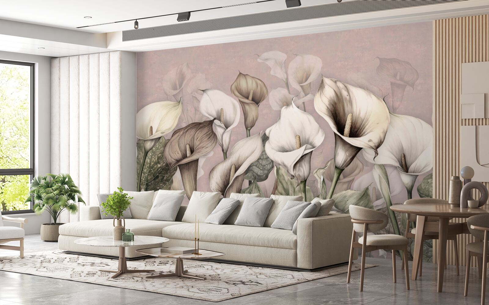 Fotobehang hoopje bleke uitwerpselen