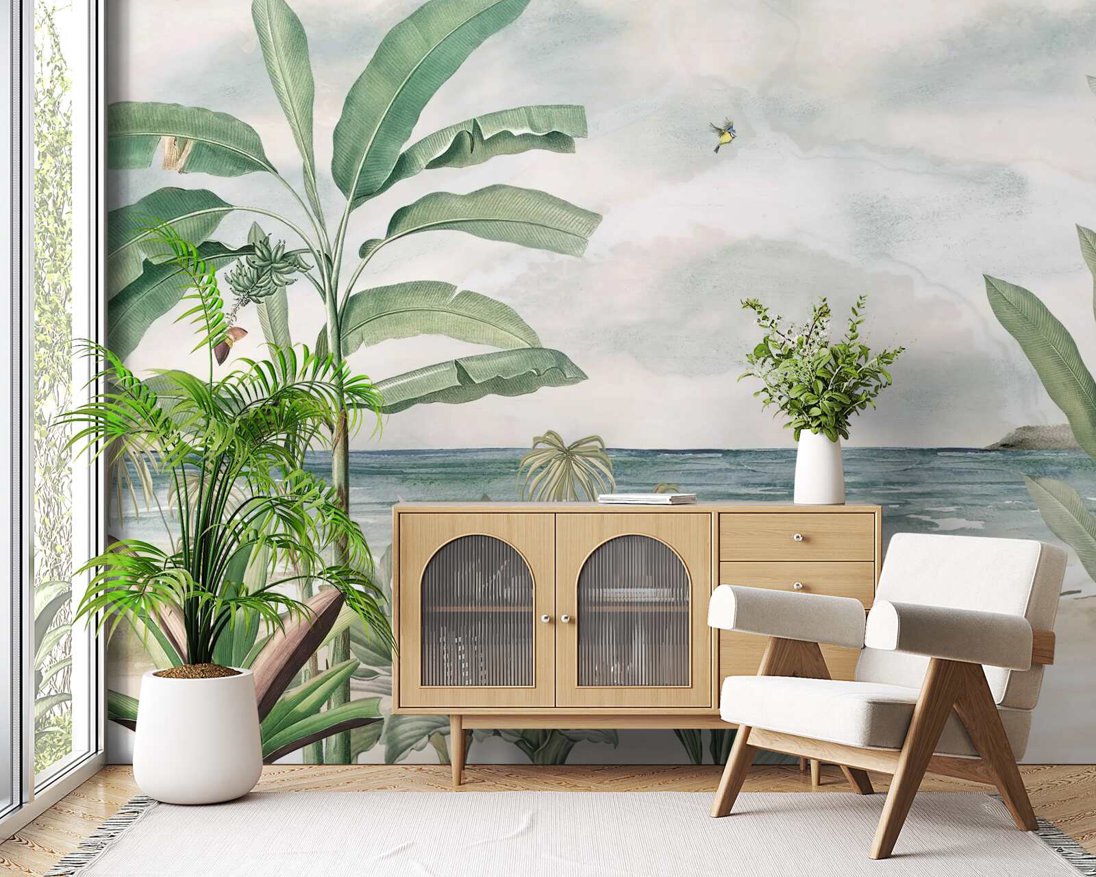 Fotobehang tropische kusten en kalme golven