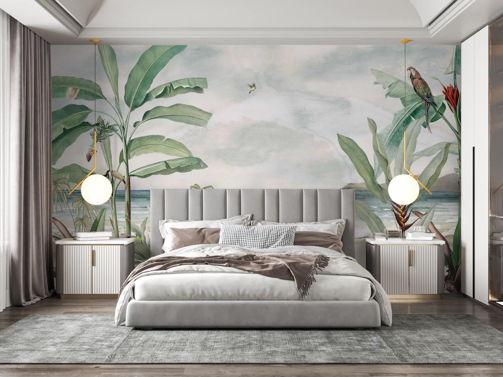 Fotobehang tropische kusten en kalme golven