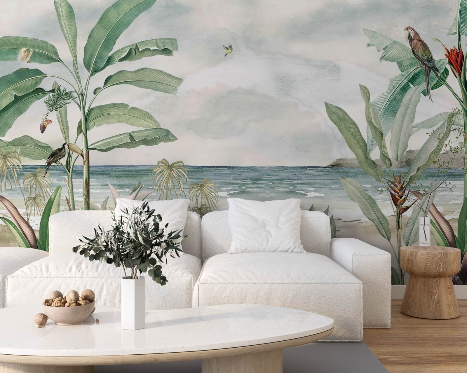 Fotobehang tropische kusten en kalme golven