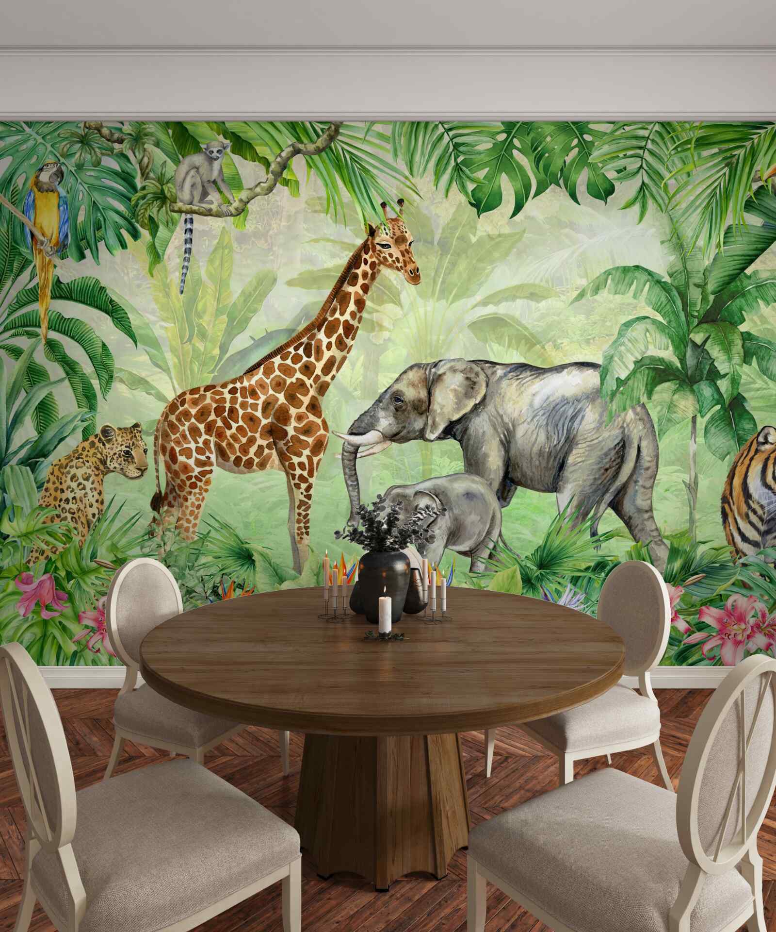 Fotobehang afrikanen op vakantie