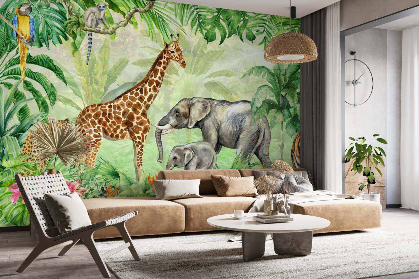 Fotobehang afrikanen op vakantie