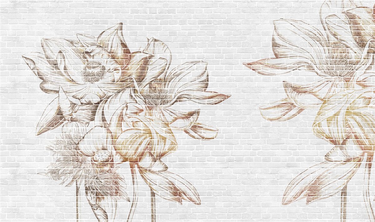 Fotobehang delicate blonde filicia