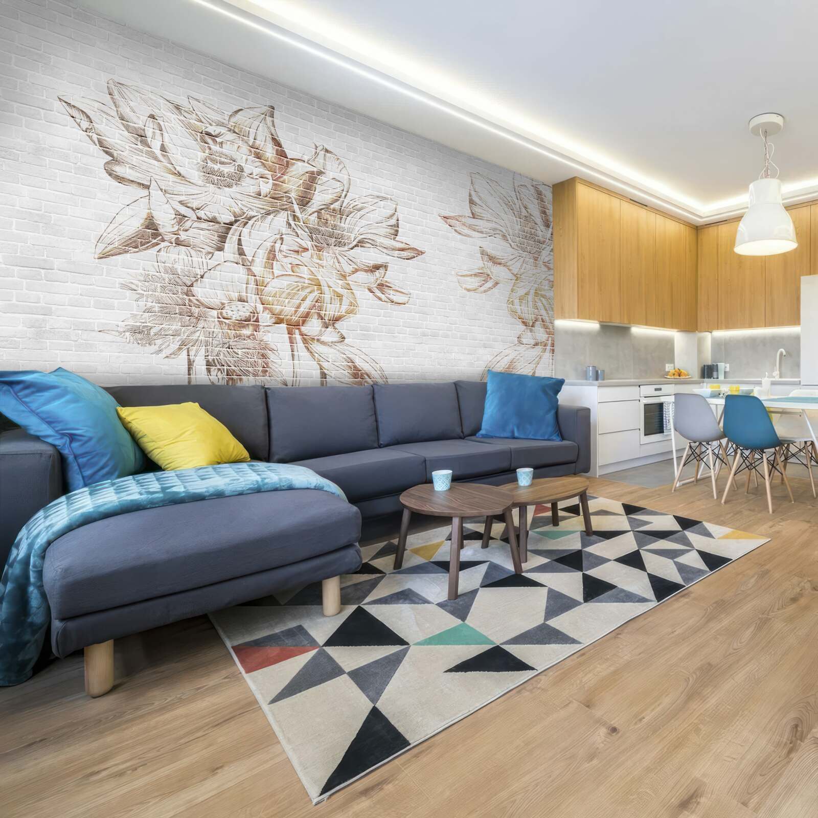 Fotobehang delicate blonde filicia