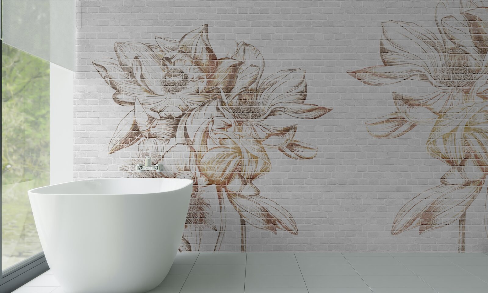 Fotobehang delicate blonde filicia