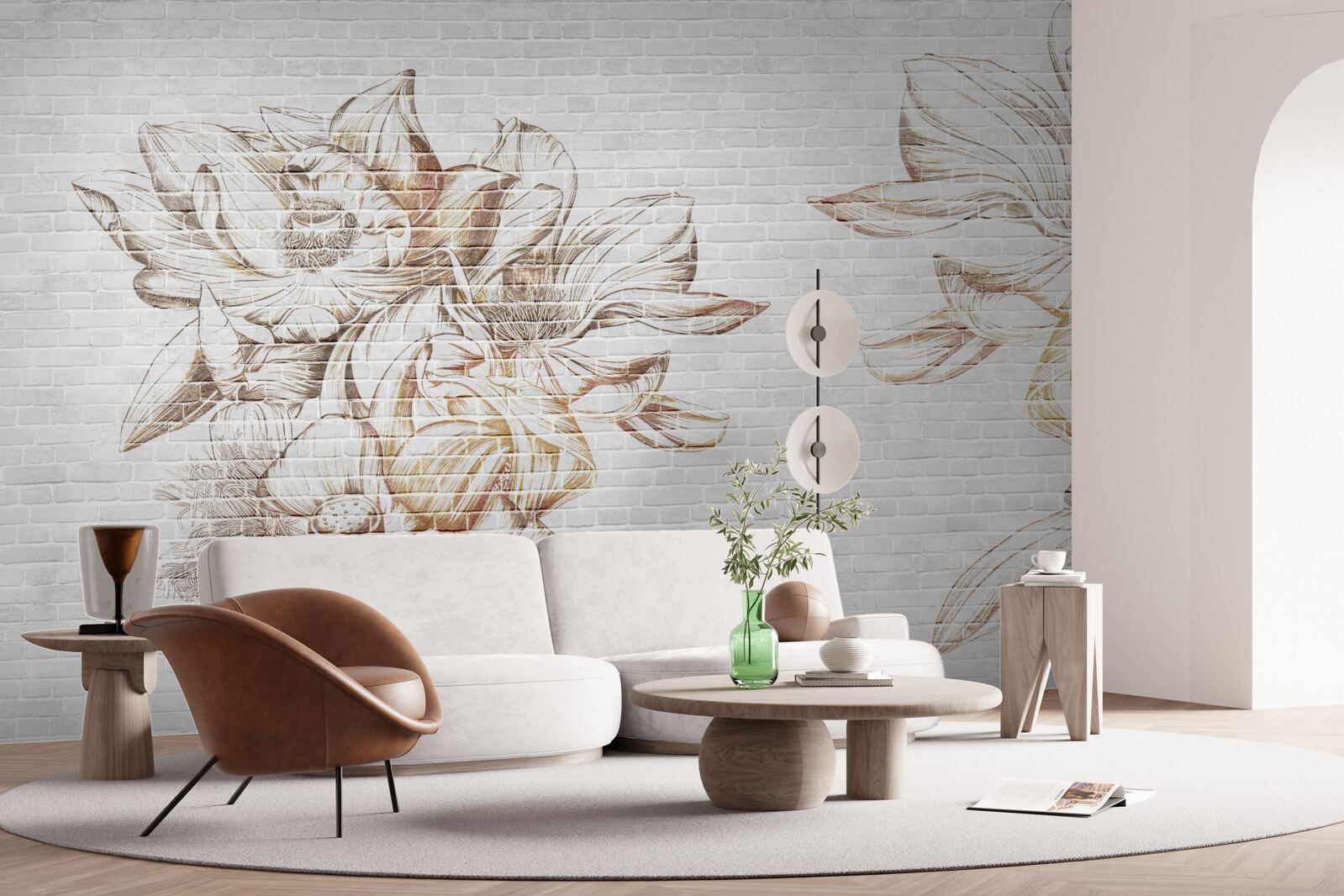 Fotobehang delicate blonde filicia