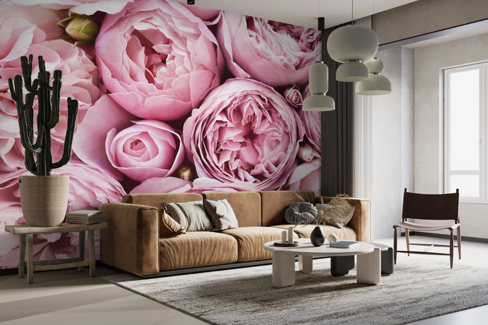 Fotobehang een roos in een boeket is een onvergetelijk gezicht