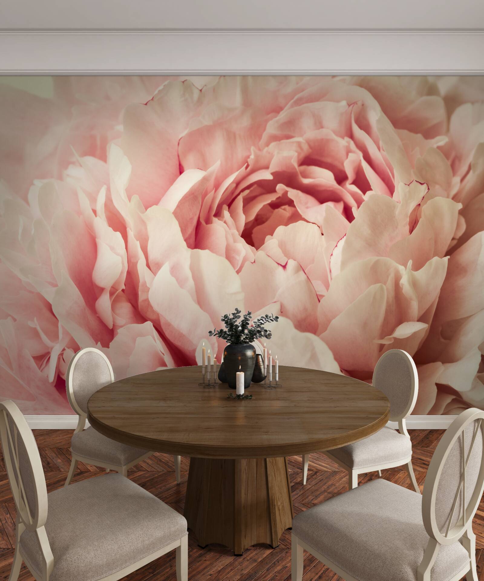 Fotobehang fijne aster bloemkorrels