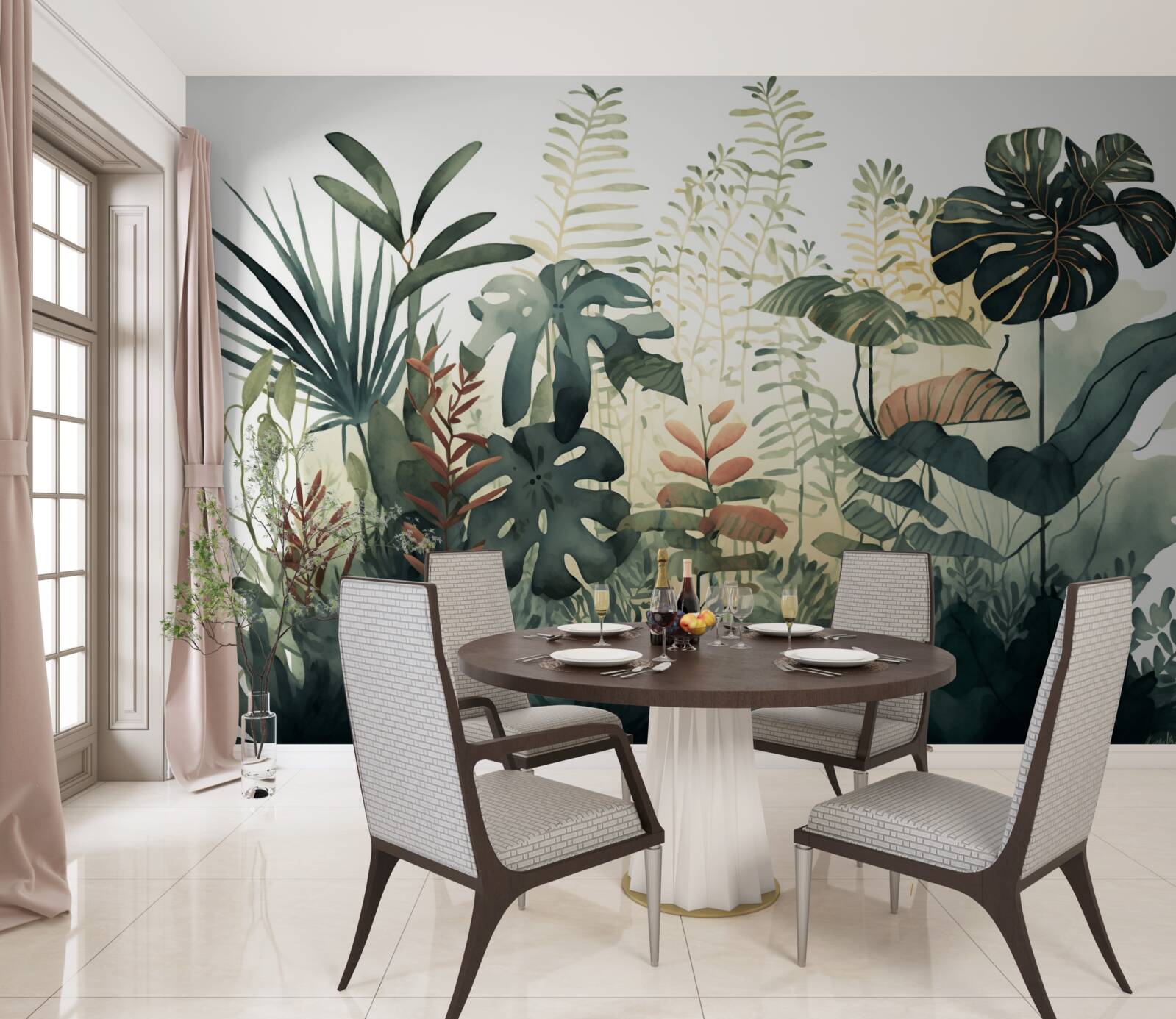 Fotobehang nacht omhult de tropen