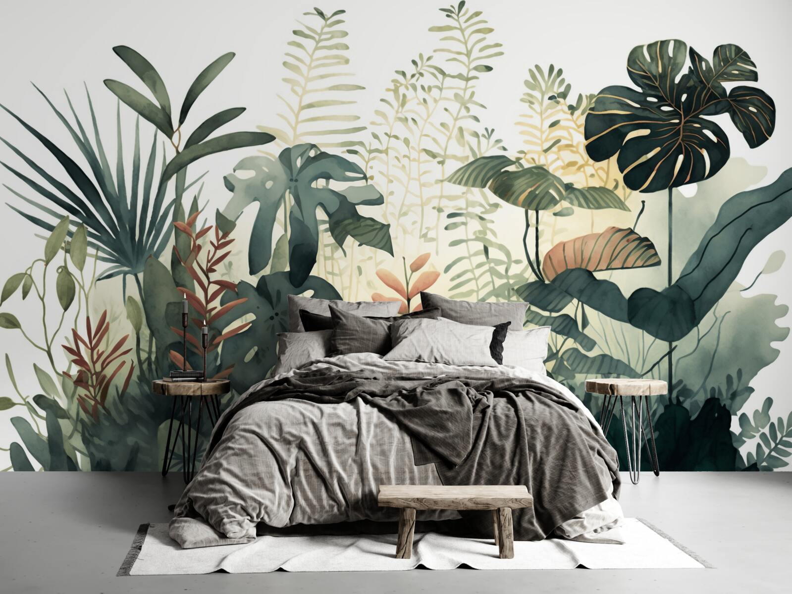 Fotobehang nacht omhult de tropen