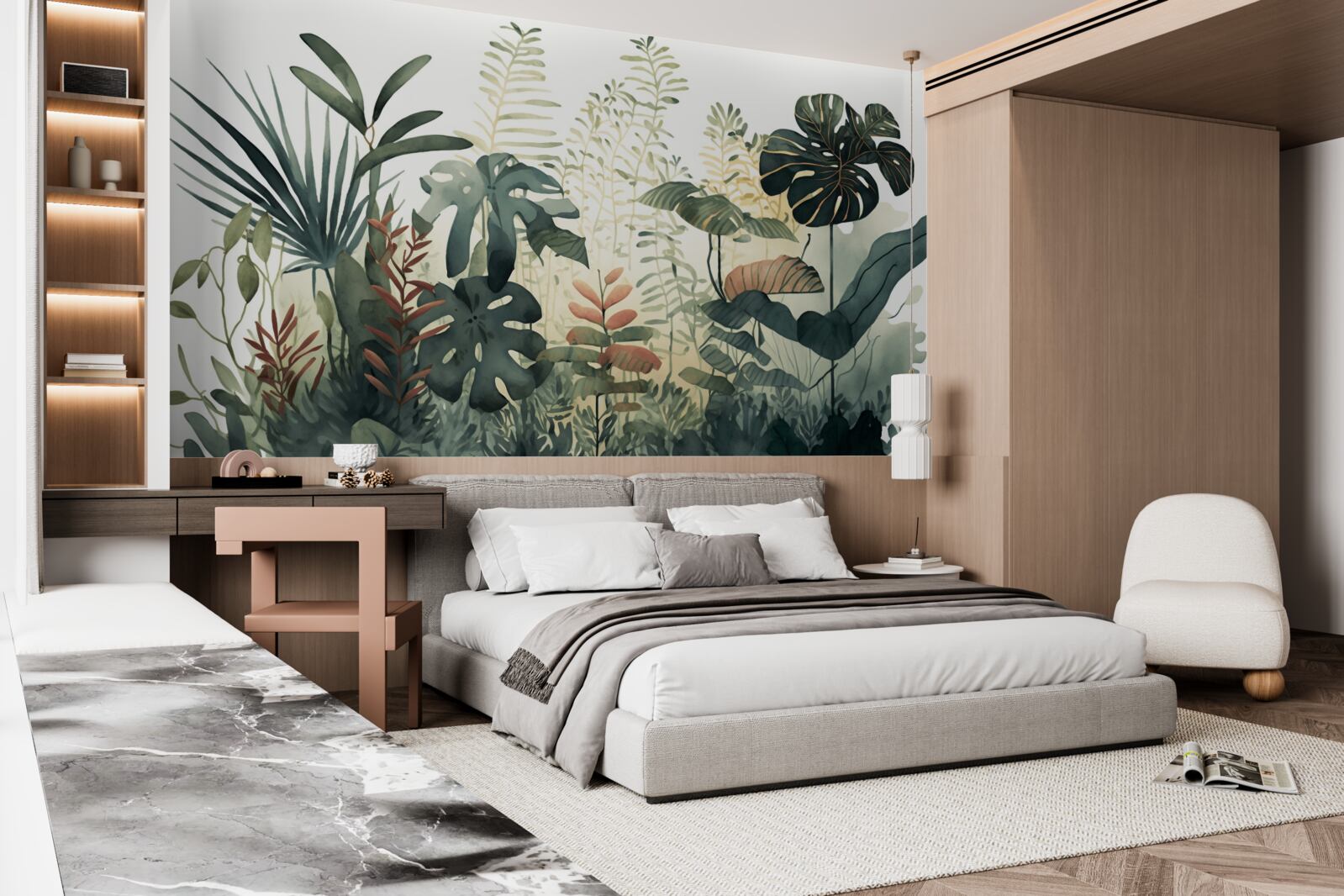 Fotobehang nacht omhult de tropen