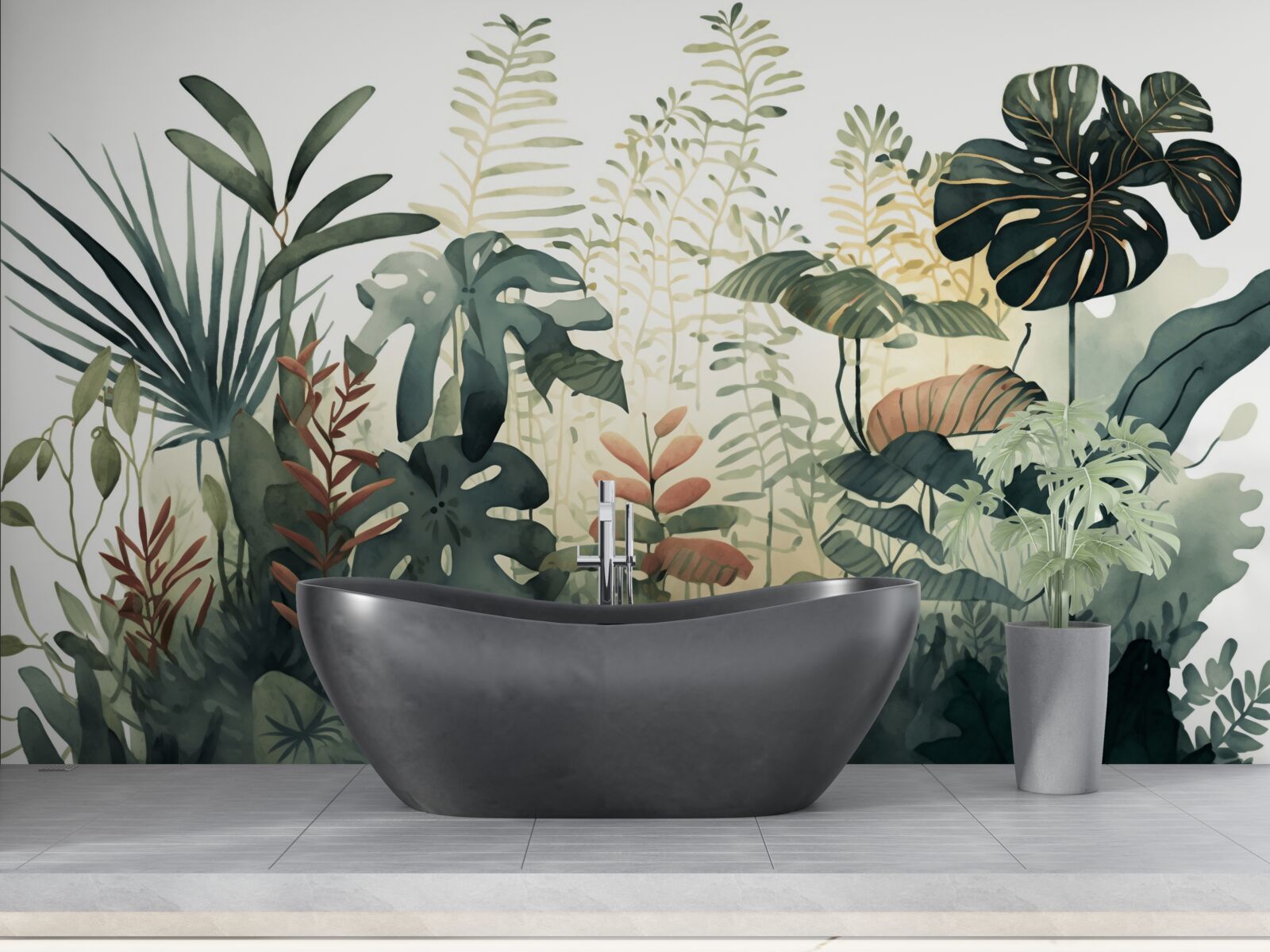 Fotobehang nacht omhult de tropen