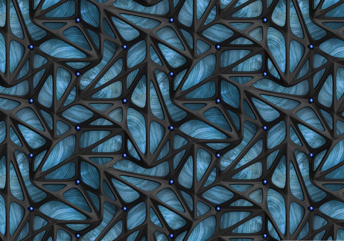 Fotobehang Maanlicht verlicht het met bladeren bedekte nachtbos