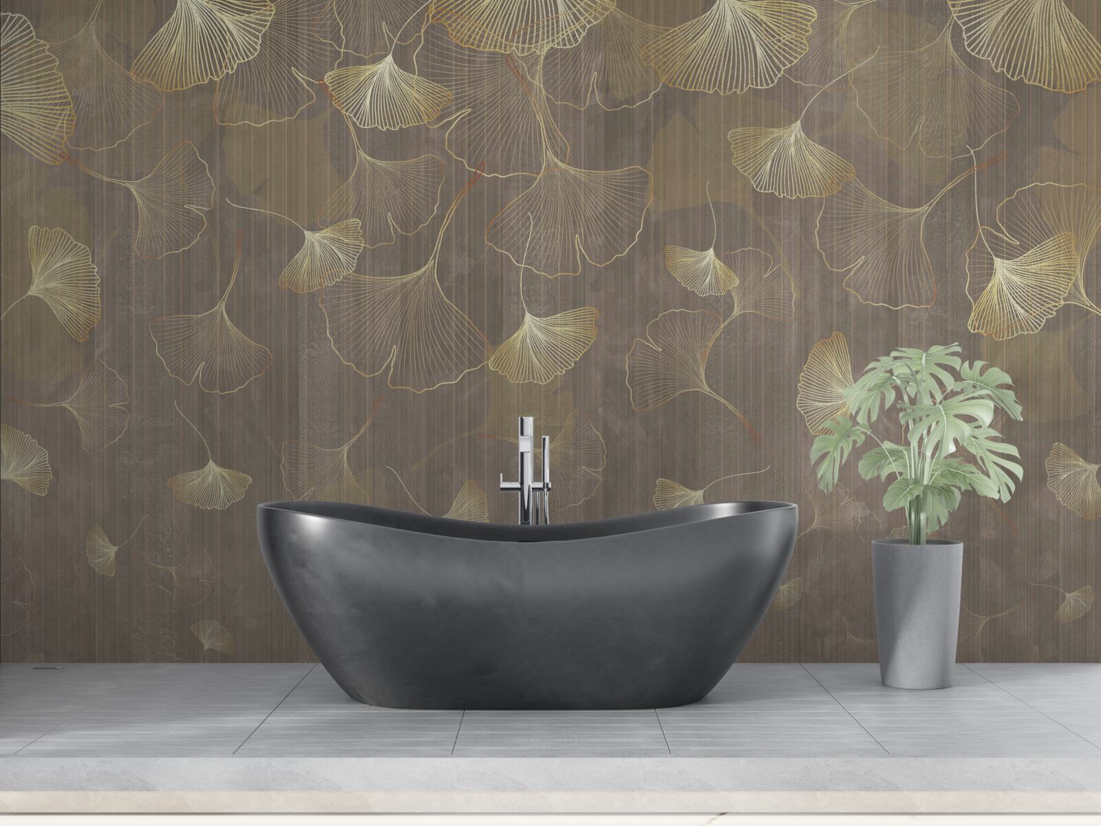 Fotobehang bloemblaadjes die uit de lucht vallen