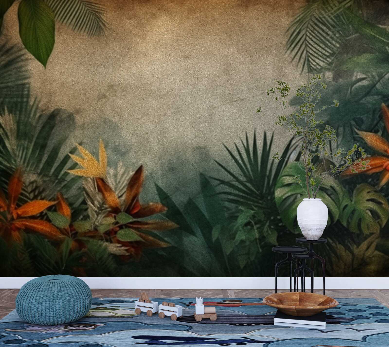 Fotobehang regen in een tropisch oerwoud