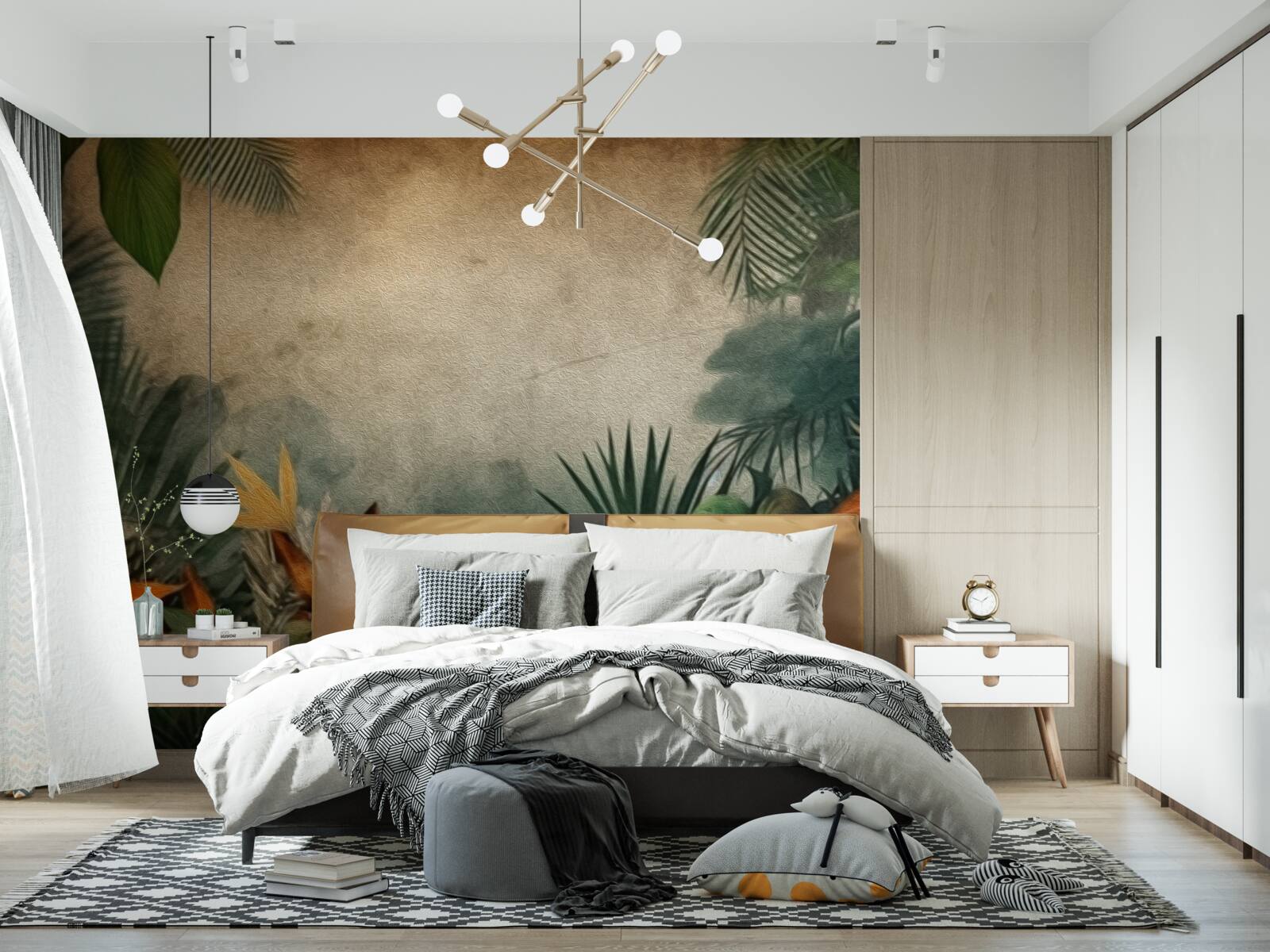 Fotobehang regen in een tropisch oerwoud