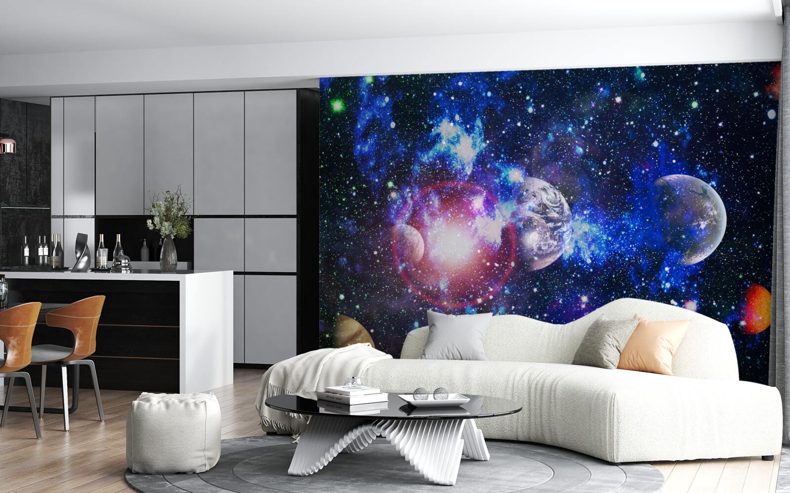 Fotobehang een ruim en mysterieus universum